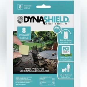 DynaTrap DS1000R8SR DynaShield Repellent Refill Pads-8 Pack, White